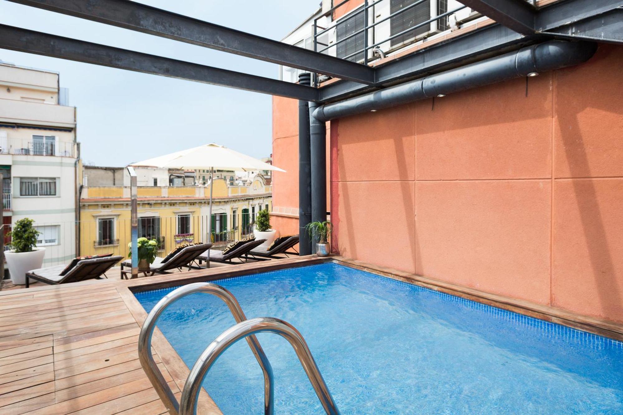 Apartment Barcelona Rentals - Pool Terrace In City Center Camera foto